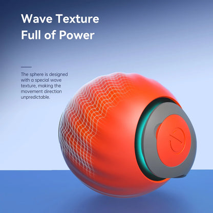 Intelligent Speedy Tail 2.0, Automatic Moving Cat Toy Ball with Tail, Smart Interactive Cat Toy Ball, Two Speed Adjustment